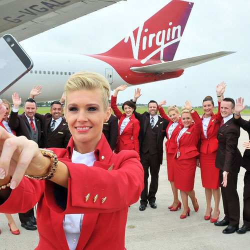 Virgin Atlantic (Вёджин Атлантик) Самолет 10